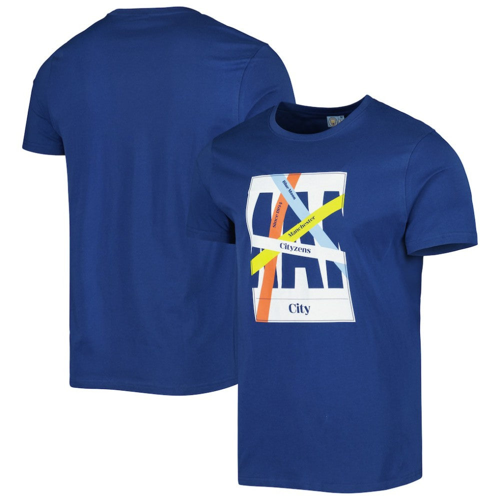 Manchester City Art T-Shirt Blue - FIFA World CUP