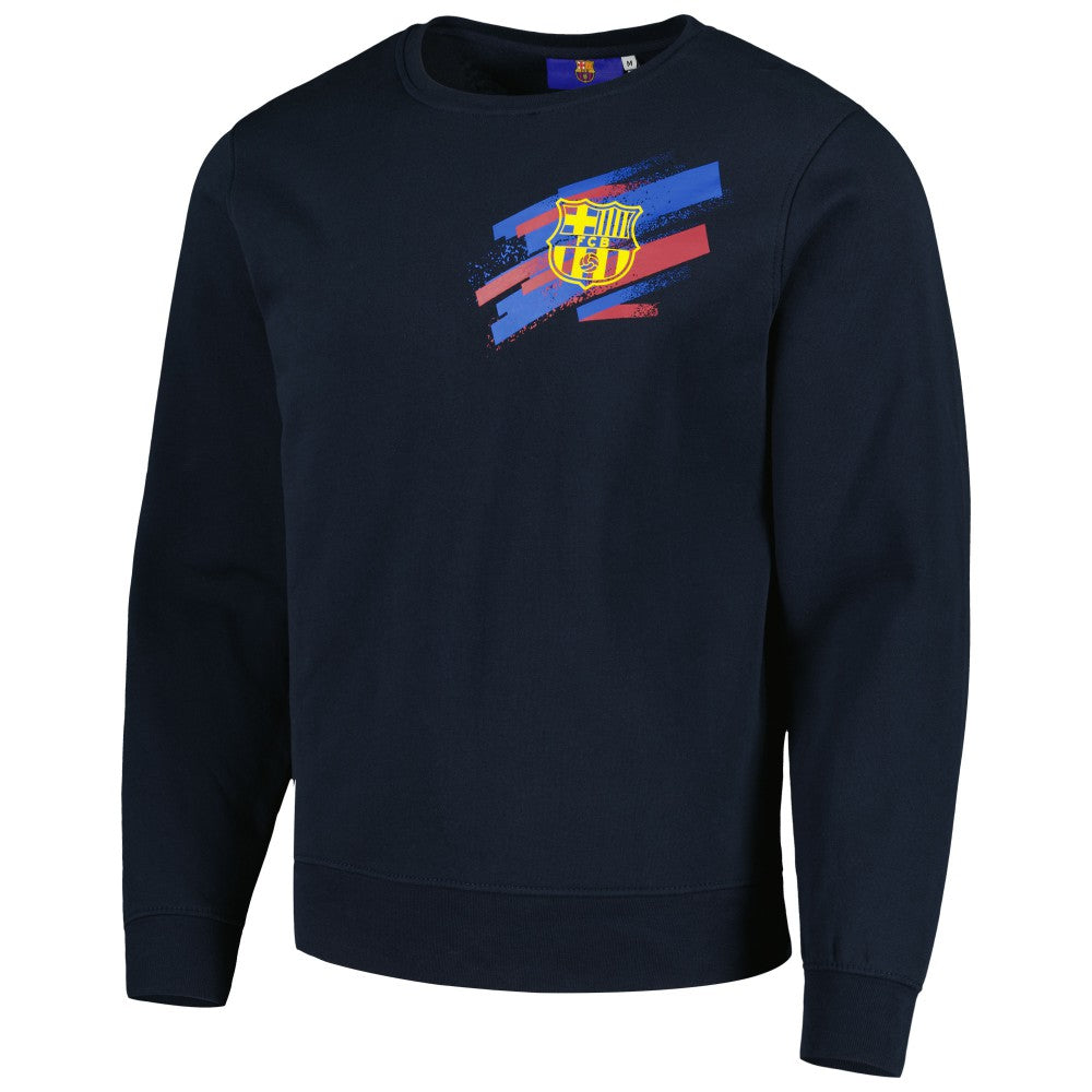 Barcelona Vintage Pullover Sweatshirt Navy - FIFA World CUP
