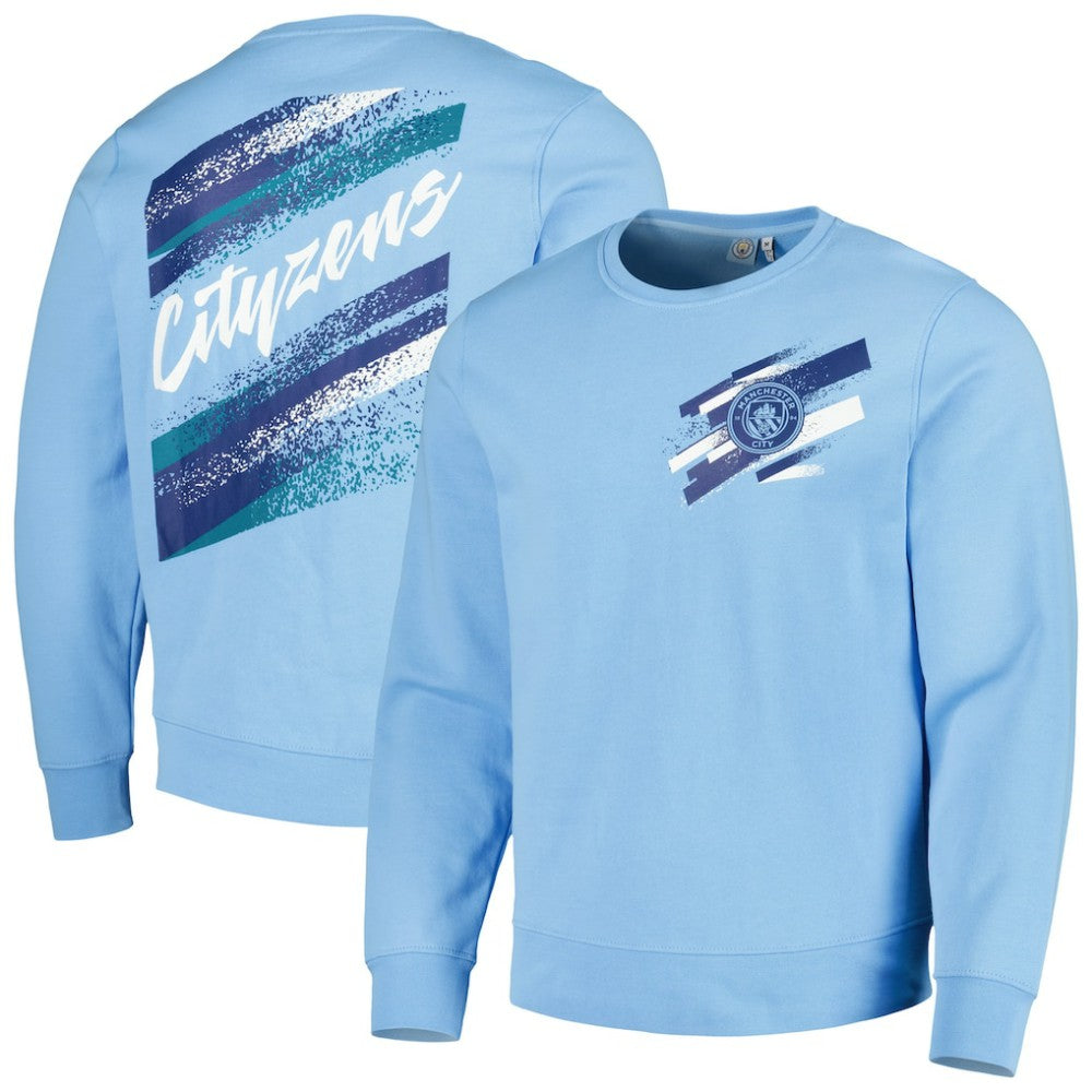 Manchester City Vintage Pullover Sweatshirt Light Blue - FIFA World CUP