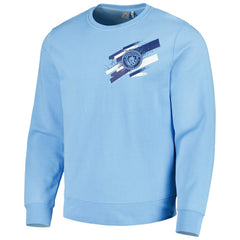 Manchester City Vintage Pullover Sweatshirt Light Blue - FIFA World CUP