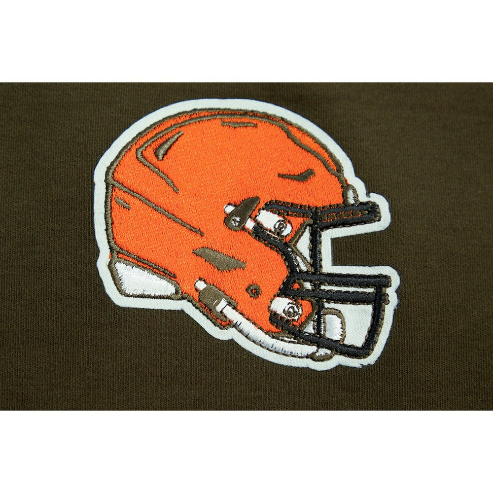 Cleveland Browns Pro Standard Women's Ombre Wordmark Classic Cropped Tank Top Brown | NFL