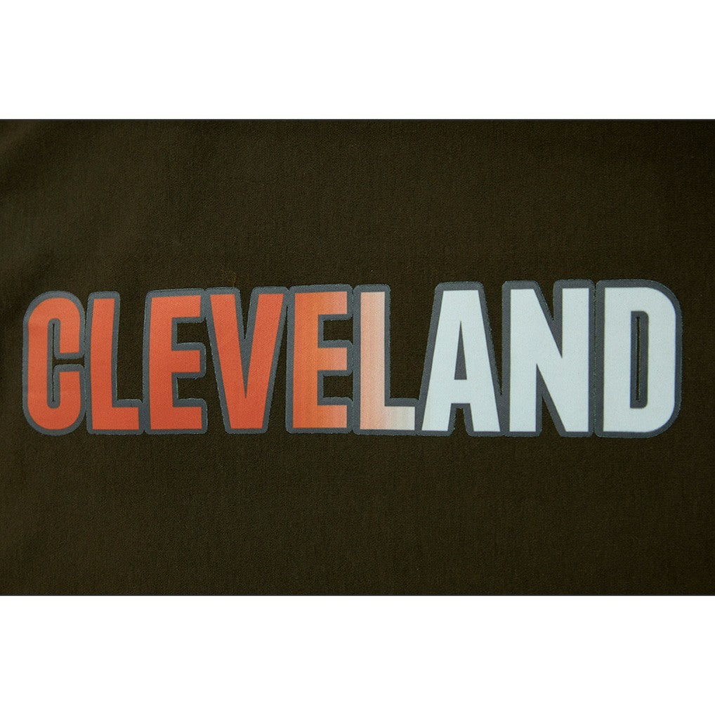 Cleveland Browns Pro Standard Women's Ombre Wordmark Classic Cropped Tank Top Brown | NFL