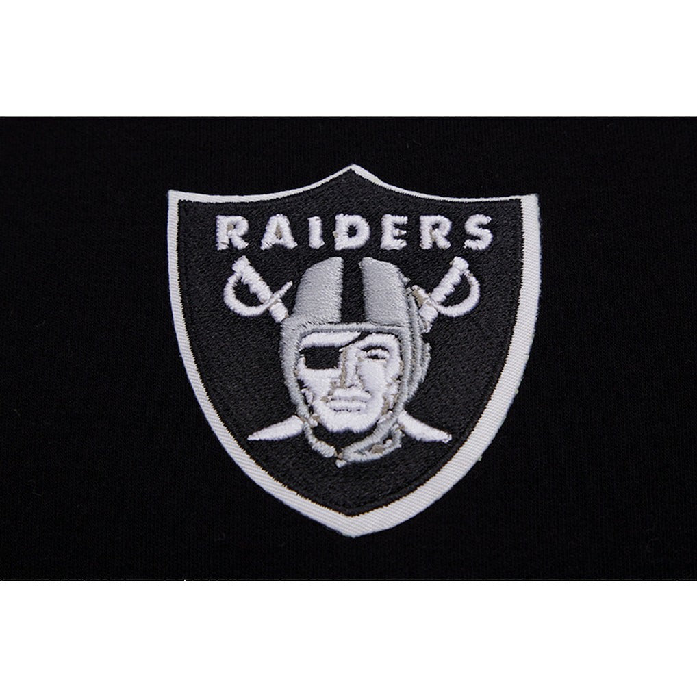 Las Vegas Raiders Pro Standard Women's Ombre Wordmark Classic Cropped Tank Top Black | NFL