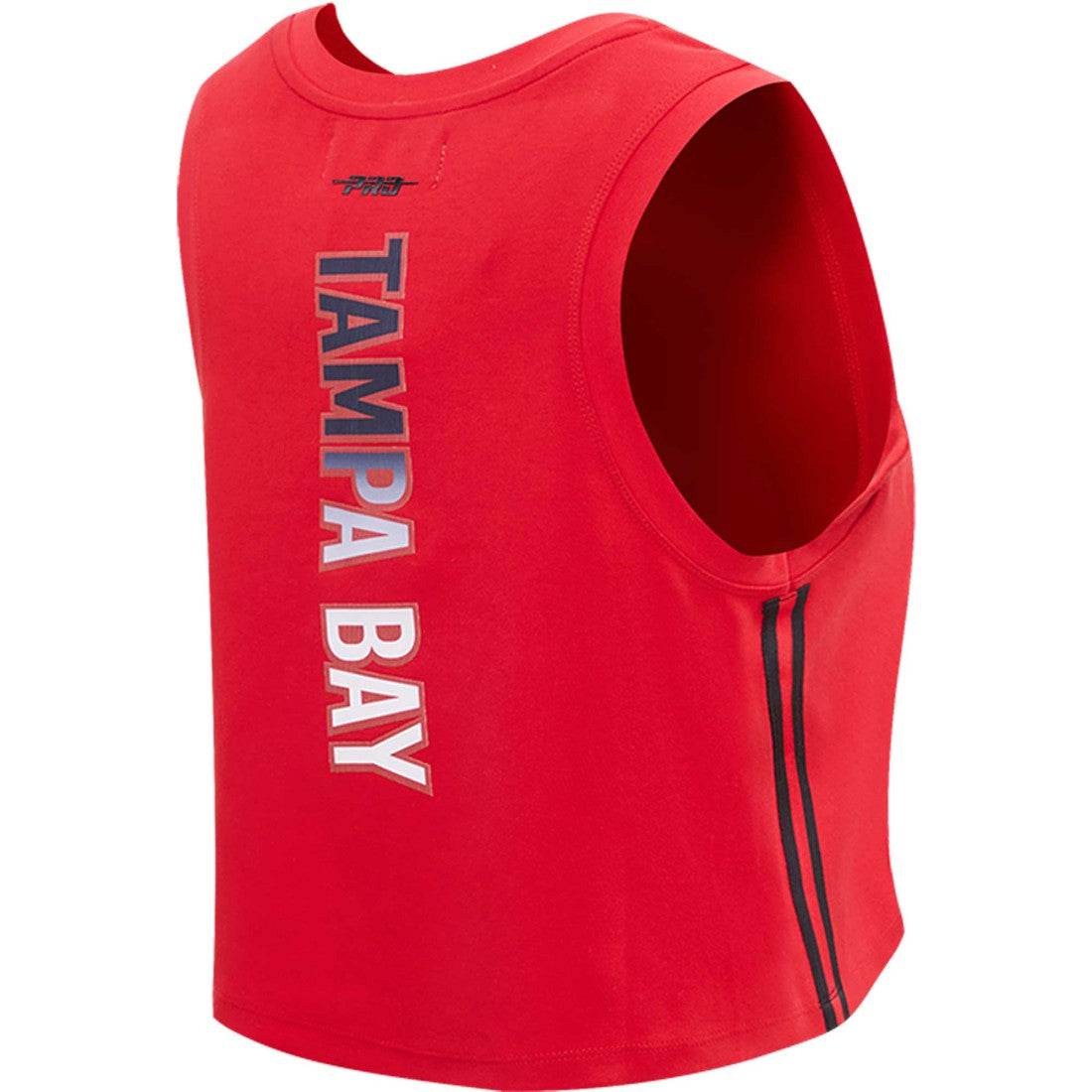 Tampa Bay Buccaneers Pro Standard Women's Ombre Wordmark Classic Cropped Tank Top Red | NFL