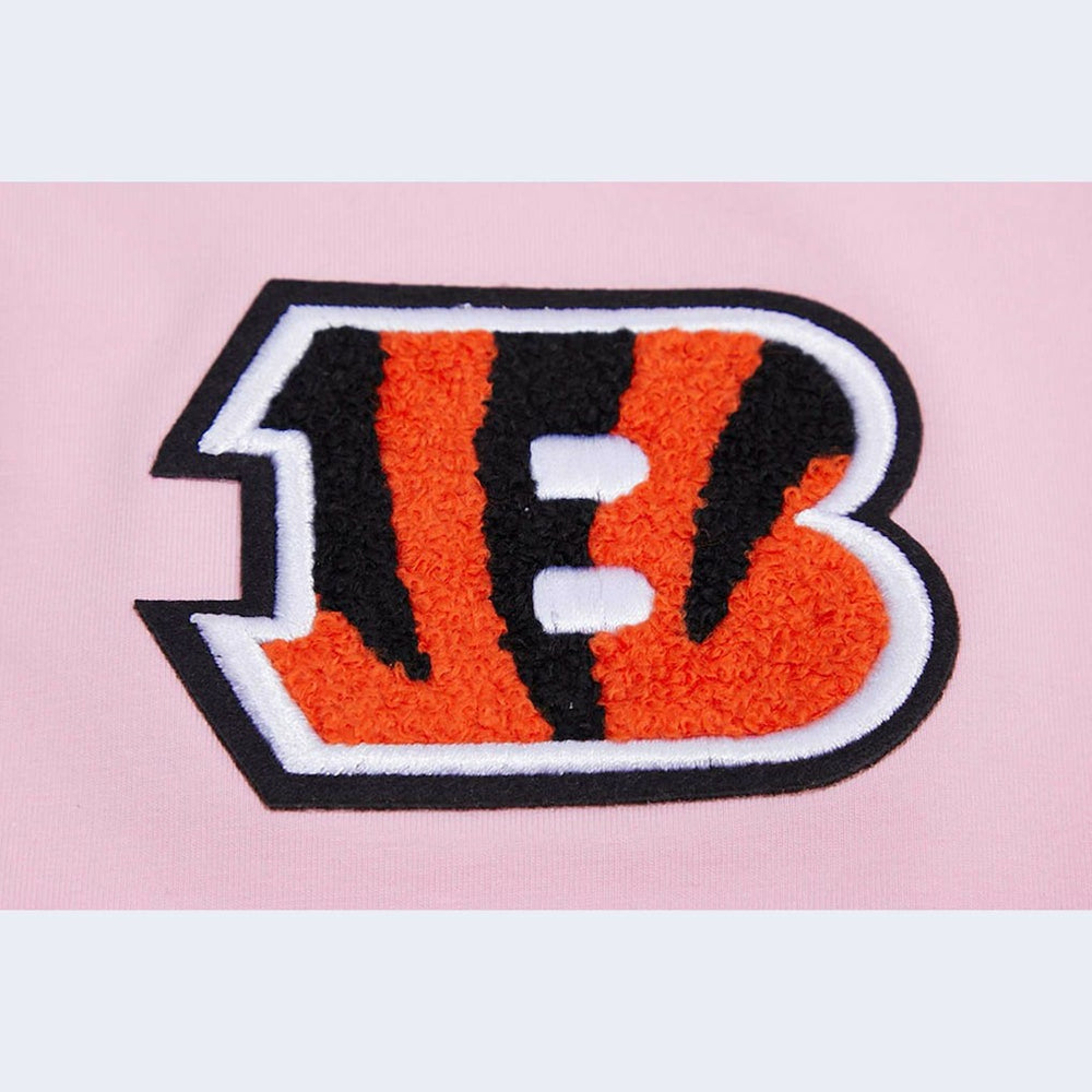 Cincinnati Bengals Pro Standard Women's Cropped Boxy T-Shirt Pink | NFL