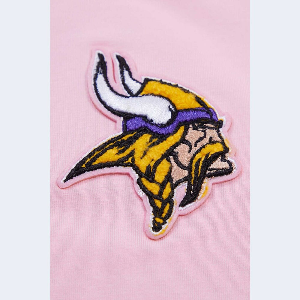 Minnesota Vikings Pro Standard Women's Cropped Boxy T-Shirt Pink | NFL