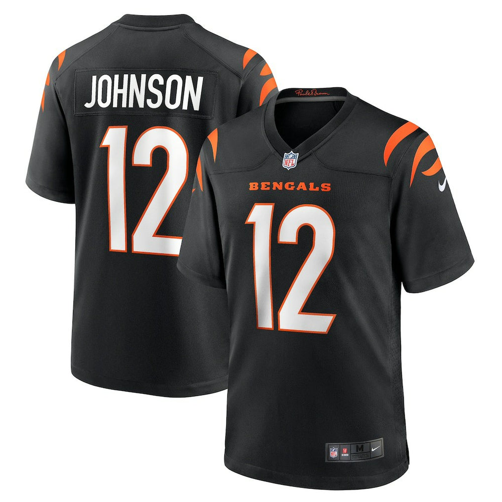 Tyron Johnson Cincinnati Bengals Home Game Player Jersey Black | Nike for Sale