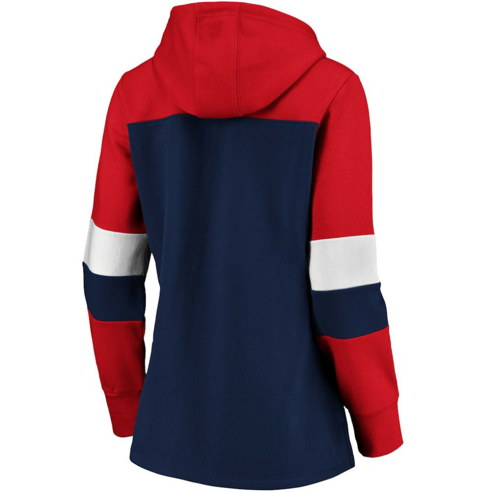 Boston Red Sox Women's Plus Size Colorblock Pullover Hoodie - MLB