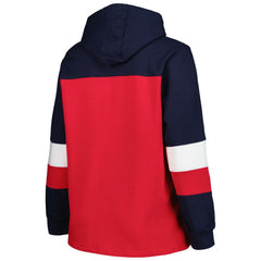 Los Angeles Angels Women's Plus Size Colorblock Pullover Hoodie - MLB