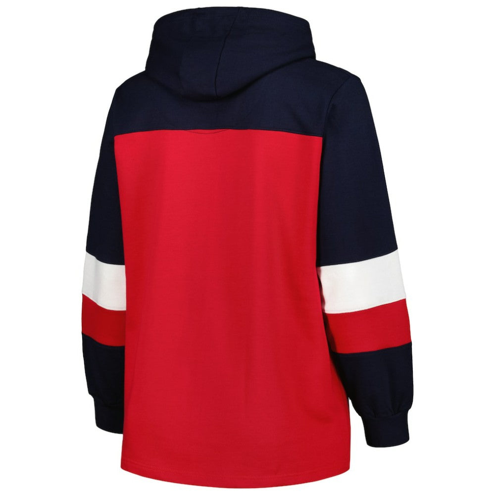 St. Louis Cardinals Women's Plus Size Colorblock Pullover Hoodie - MLB