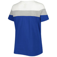 Chicago Cubs Women's Plus Size Colorblock T-Shirt - MLB