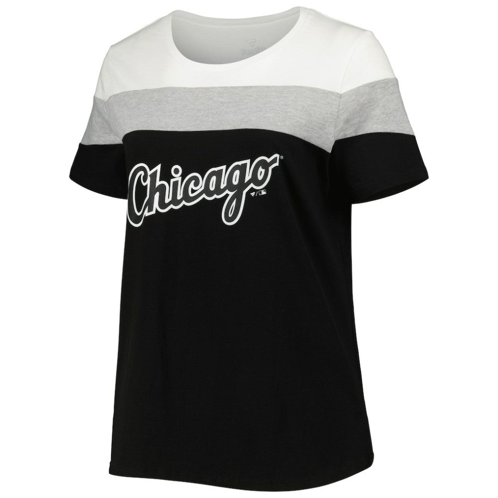 Chicago White Sox Women's Plus Size Colorblock T-Shirt - MLB