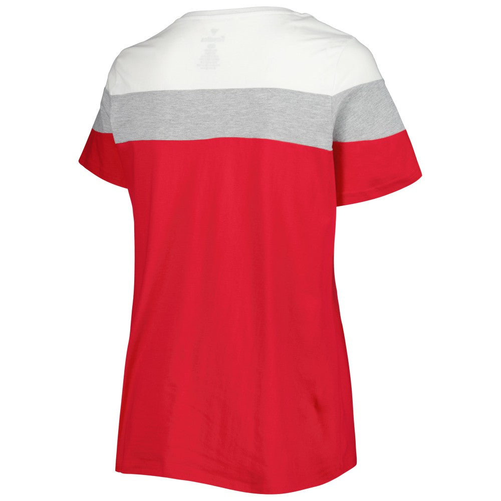 Los Angeles Angels Women's Plus Size Colorblock T-Shirt - MLB