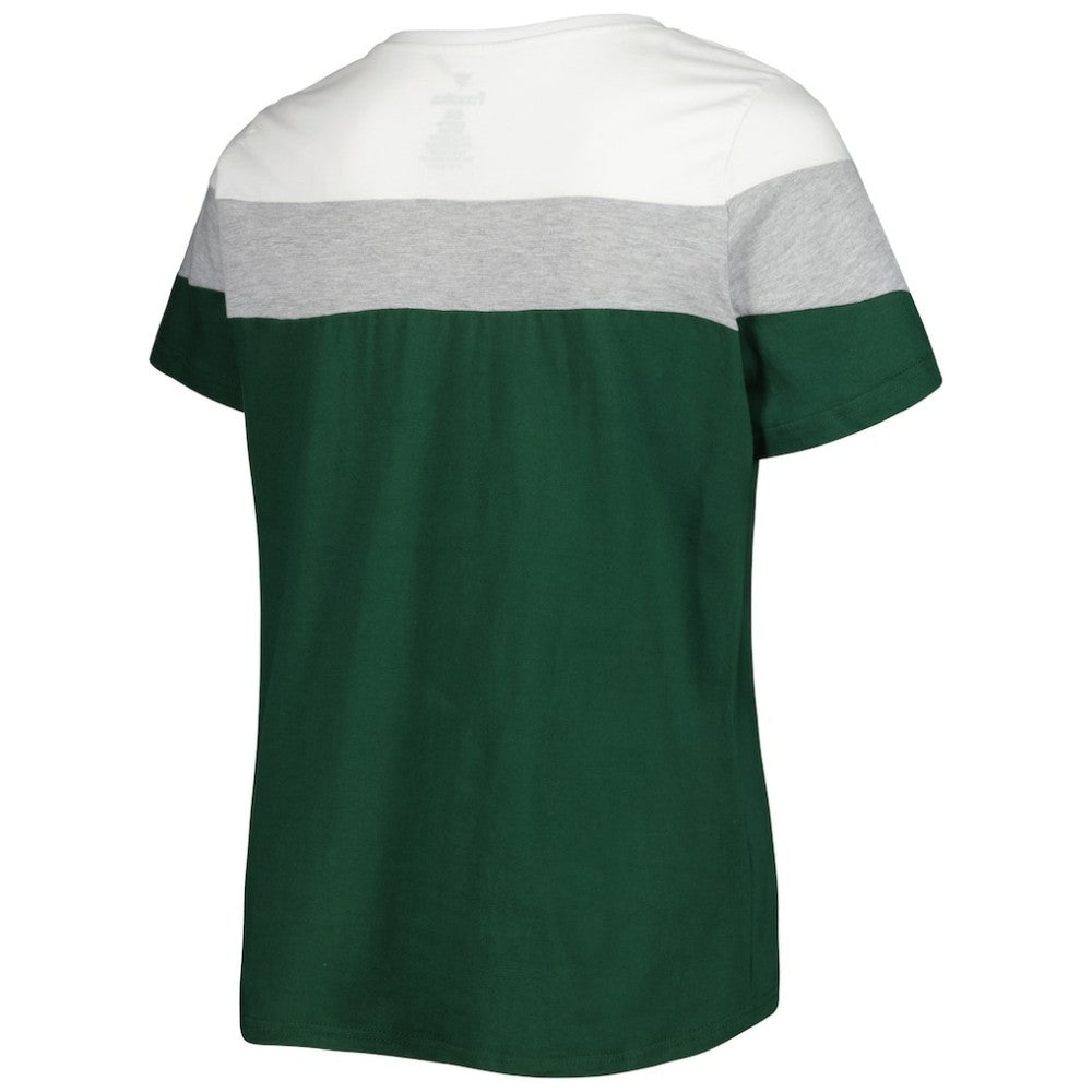Athletics Women's Plus Size Colorblock T-Shirt - MLB