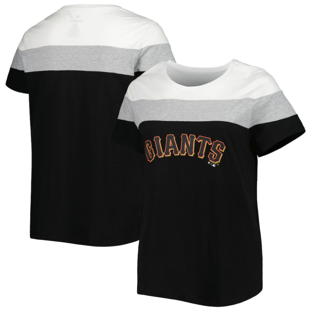 San Francisco Giants Women's Plus Size Colorblock T-Shirt - MLB