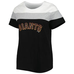 San Francisco Giants Women's Plus Size Colorblock T-Shirt - MLB