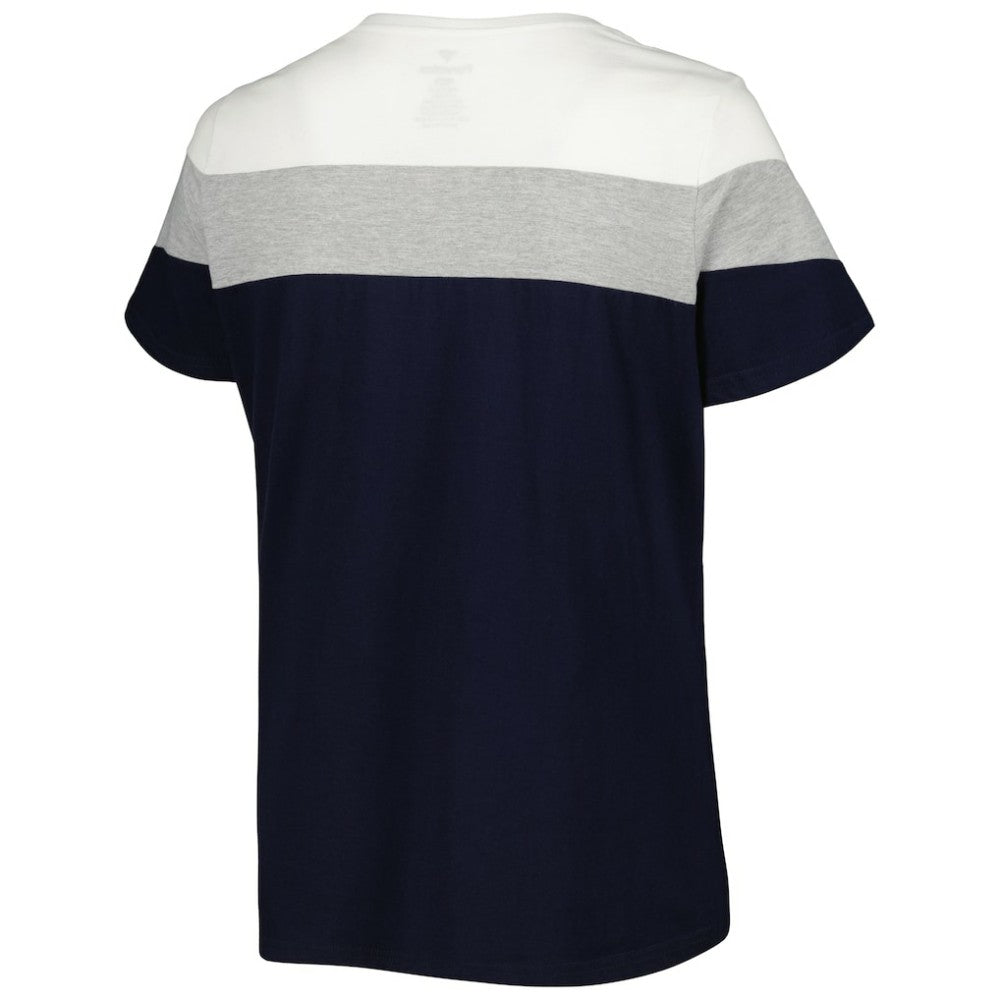 Washington Nationals Women's Plus Size Colorblock T-Shirt - MLB