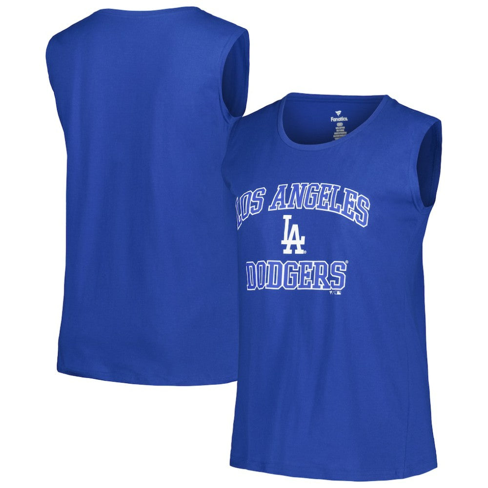 Los Angeles Dodgers Profile Women's Plus Size Tank Top - MLB