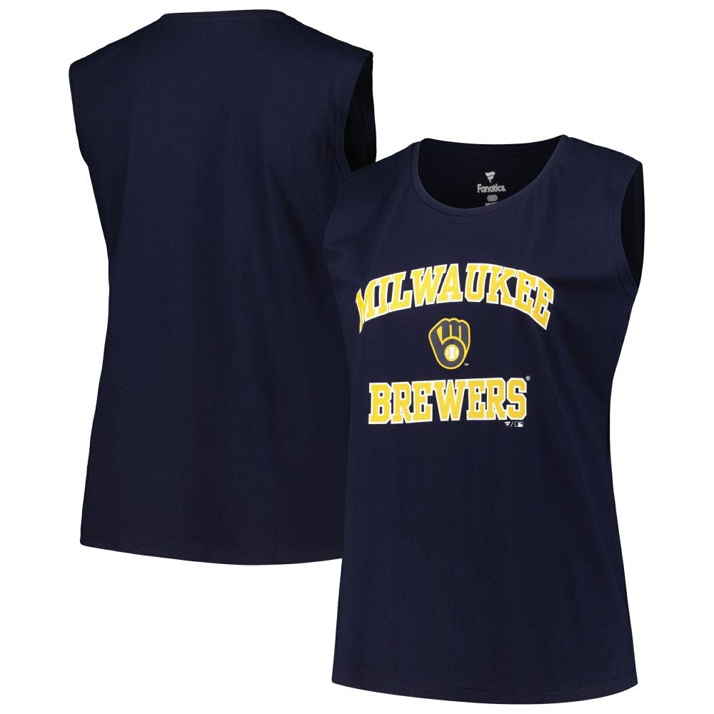 Milwaukee Brewers Profile Women's Plus Size Tank Top - MLB
