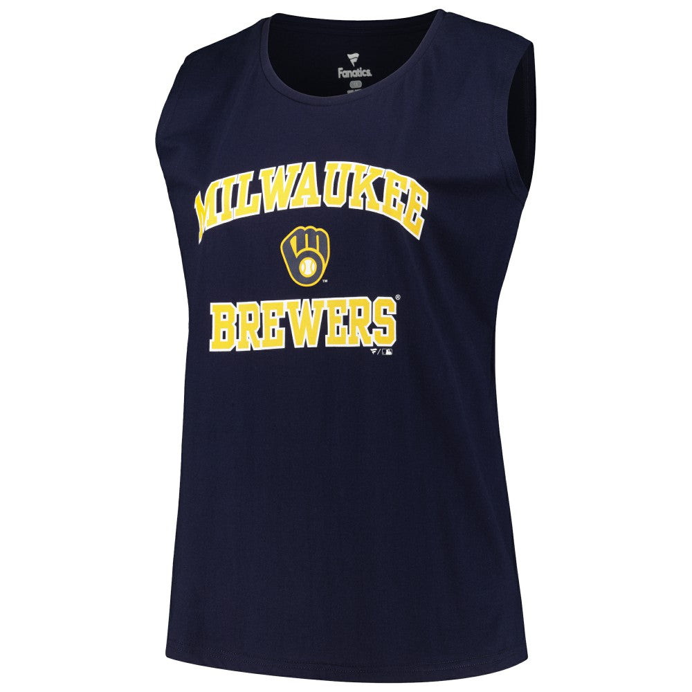 Milwaukee Brewers Profile Women's Plus Size Tank Top - MLB