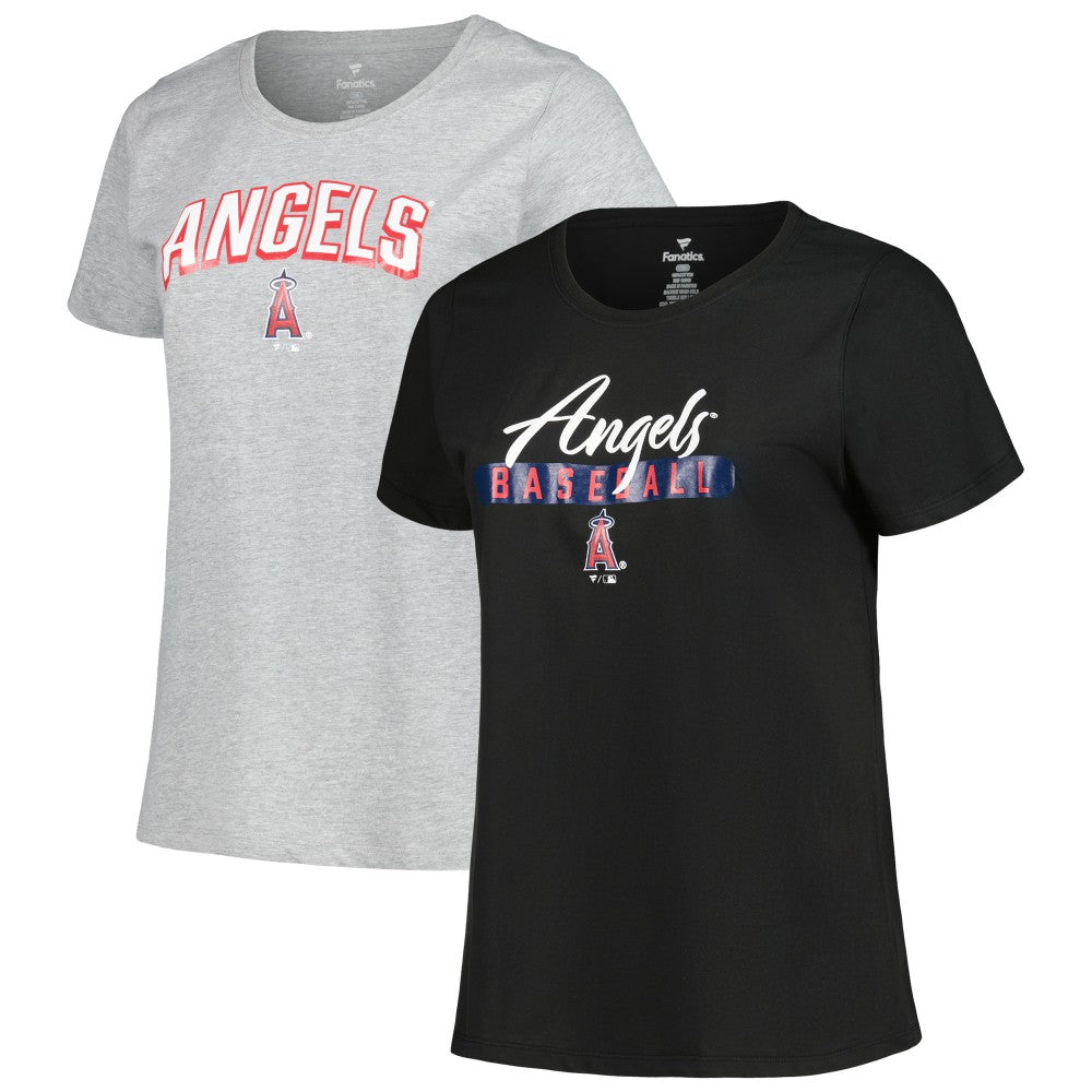 Los Angeles Angels Profile Women's Plus Size T-Shirt Combo Pack - MLB