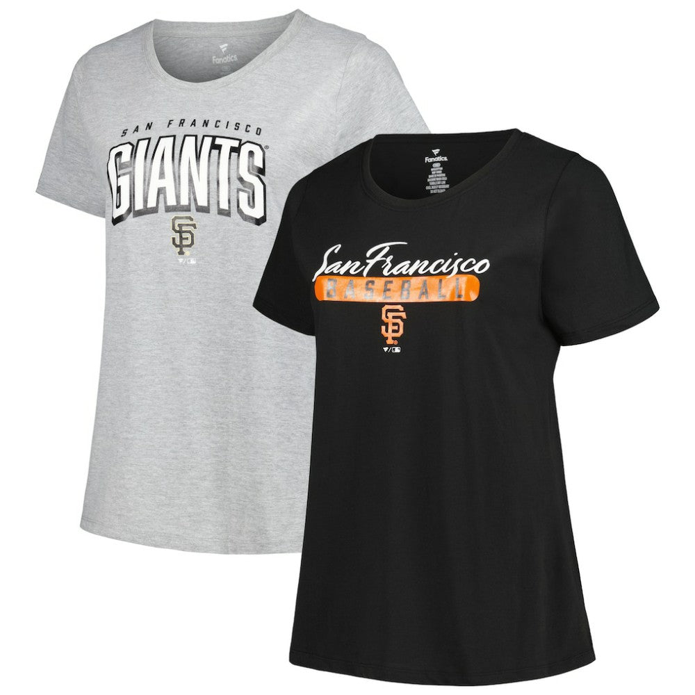 San Francisco Giants Profile Women's Plus Size T-Shirt Combo Pack - MLB