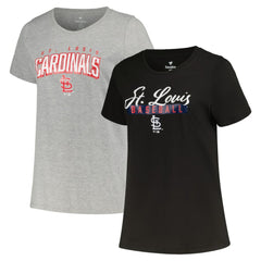 St. Louis Cardinals Profile Women's Plus Size T-Shirt Combo Pack - MLB