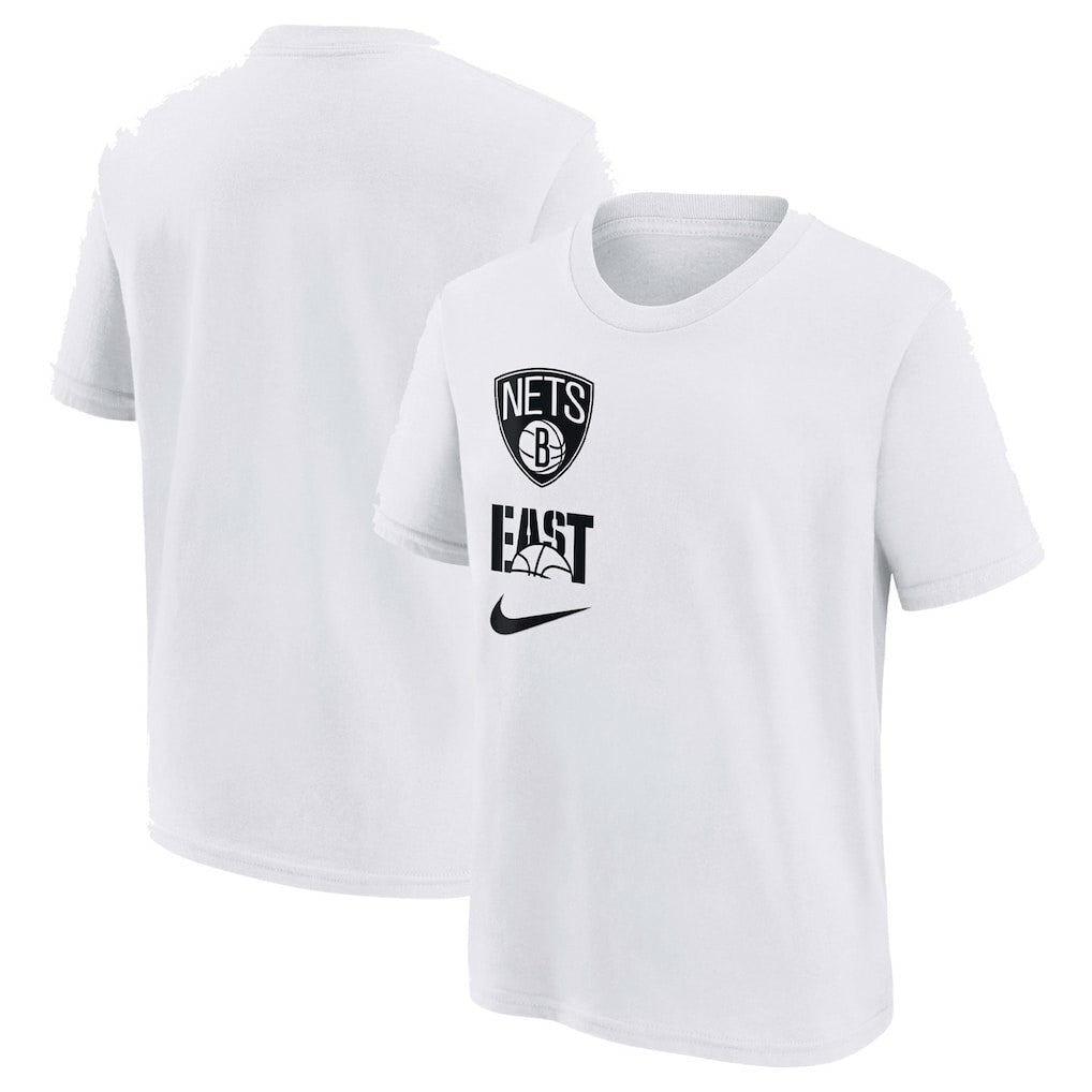 Brooklyn Nets Youth Vs Block Essential T-Shirt White - NBA