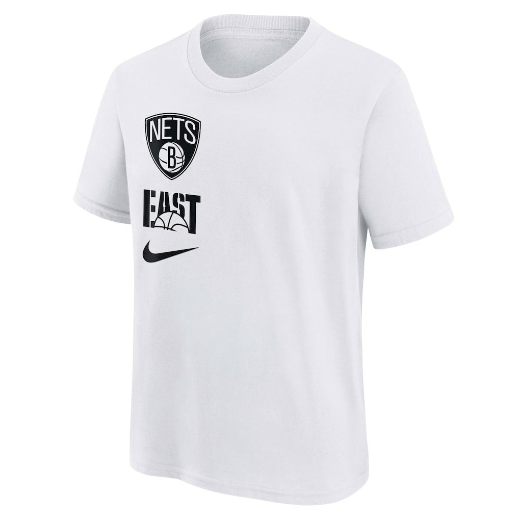 Brooklyn Nets Youth Vs Block Essential T-Shirt White - NBA
