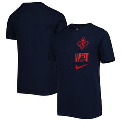 New Orleans Pelicans Youth Vs Block Essential T-Shirt Navy - NBA