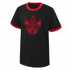 Toronto Raptors Youth Hoop City Hometown Ringer T-Shirt Black - NBA