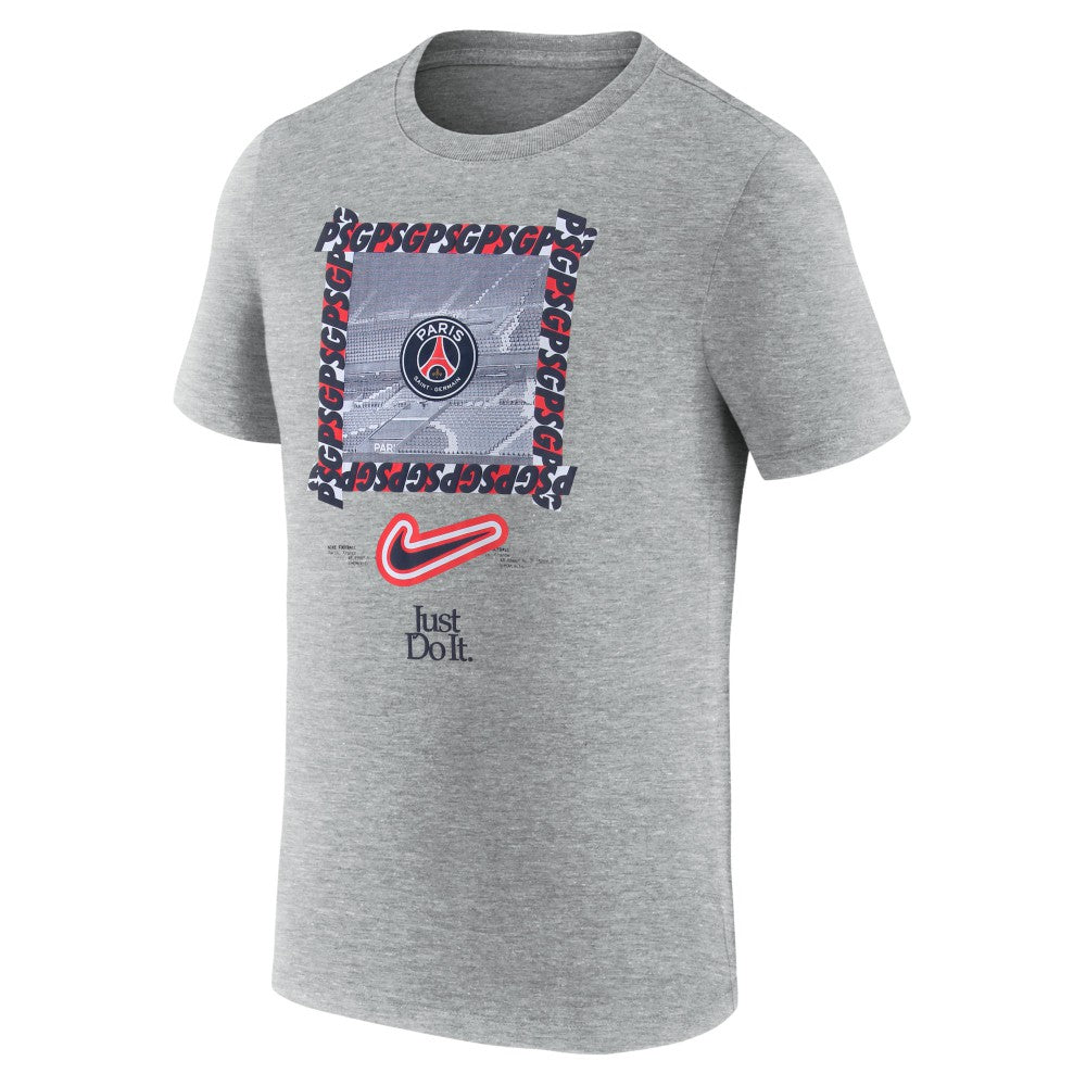 Paris Saint-Germain DNA T-Shirt Heather Gray | Nike discount