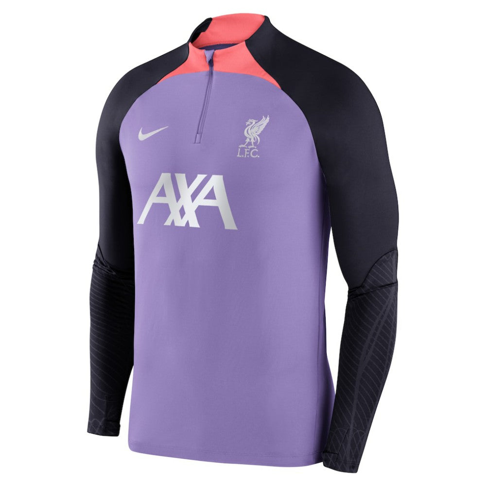 Liverpool Strike Drill 2023/24 Performance Quarter-Zip Long Sleeve Top Purple | Nike Online