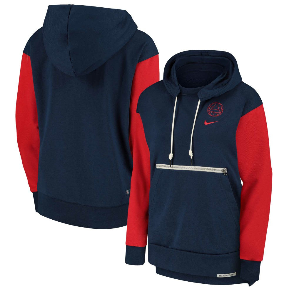 Paris Saint-Germain Women's Standard Issue Pullover Hoodie Navy/Red | Nike cheap