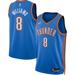 Jalen Williams Oklahoma City Thunder Unisex Swingman Jersey Icon Edition Blue - NBA
