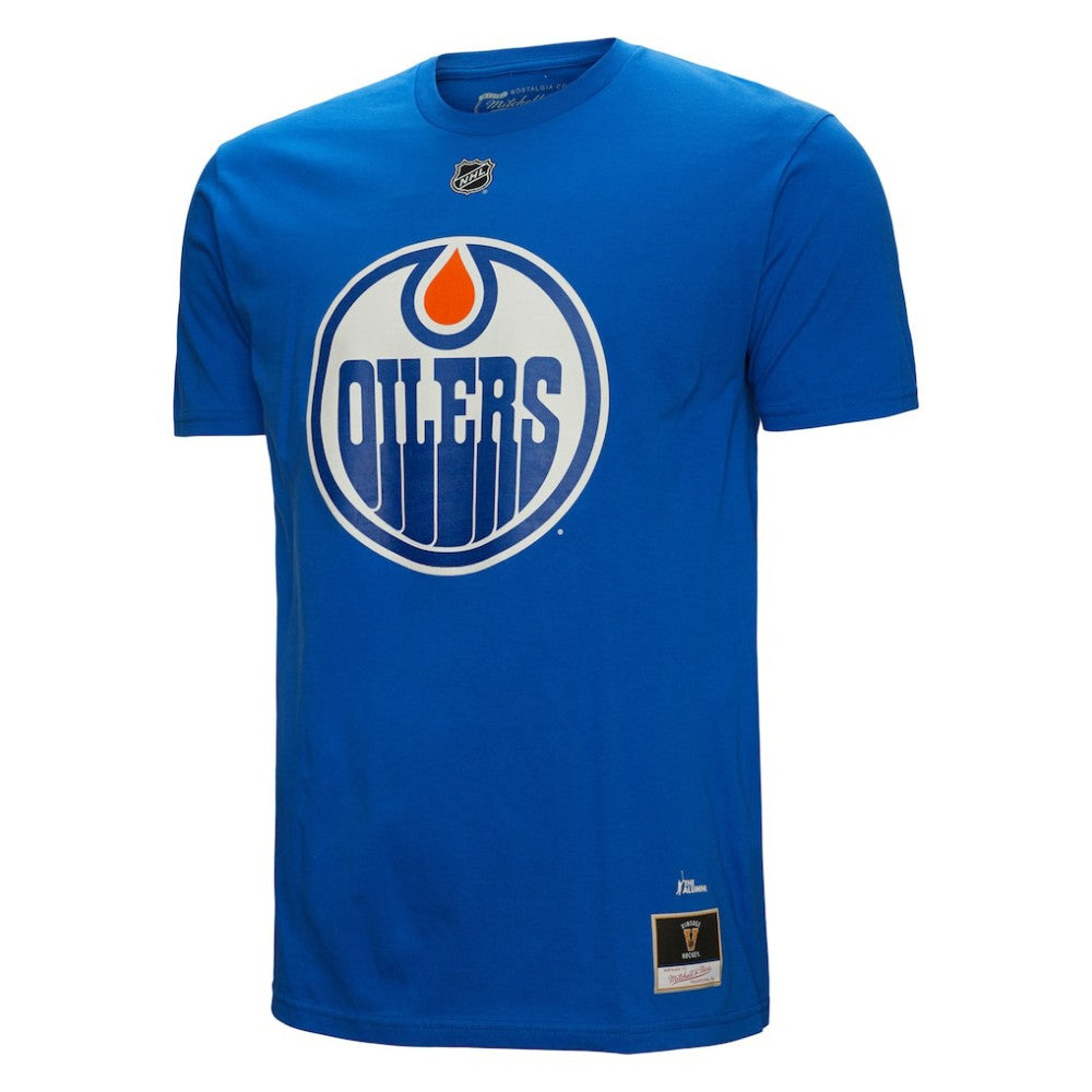 Grant Fuhr Edmonton Oilers Mitchell & Ness Name & Number T-Shirt - Royal - NHL