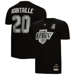 Luc Robitaille Los Angeles Kings Mitchell & Ness Name & Number T-Shirt - Black - NHL