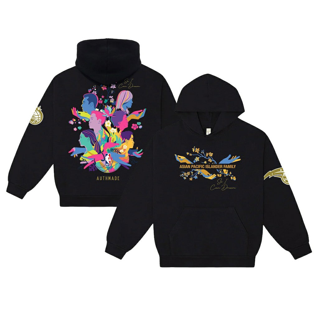 Orlando Magic AUTHMADE x NBA Unisex AAPI Dreamers Pullover Hoodie Black - NBA