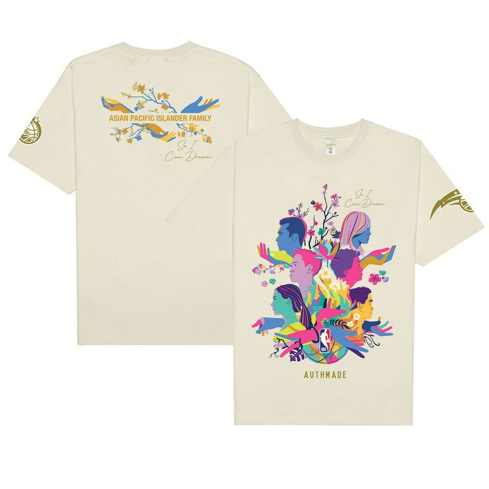 Orlando Magic AUTHMADE x NBA Unisex AAPI Dreamers T-Shirt Cream - NBA