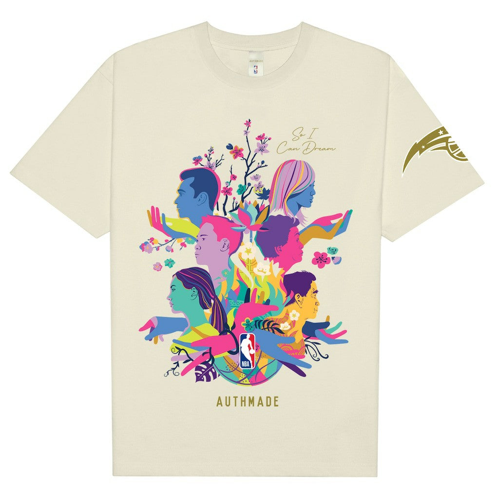 Orlando Magic AUTHMADE x NBA Unisex AAPI Dreamers T-Shirt Cream - NBA