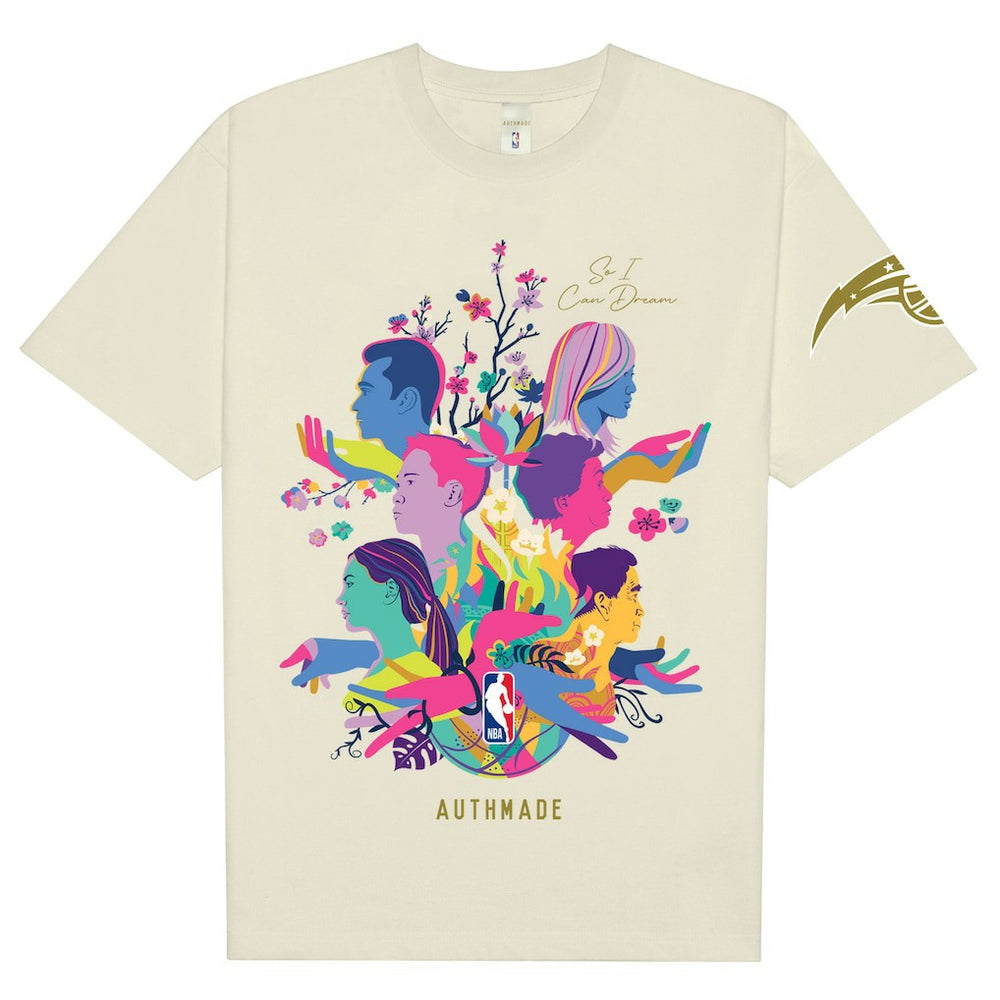 Orlando Magic AUTHMADE x NBA Unisex AAPI Dreamers T-Shirt Cream - NBA