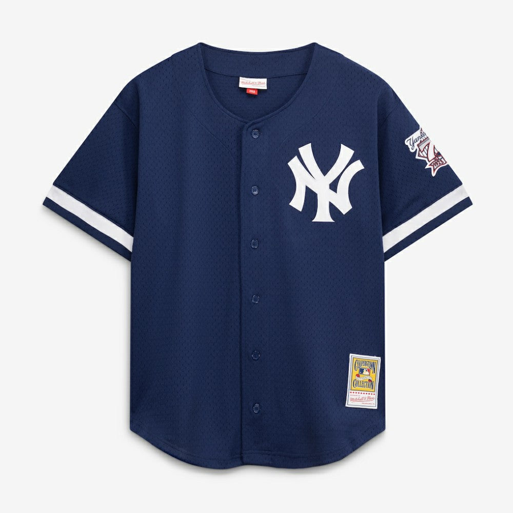 Mariano Rivera New York Yankees Mitchell & Ness Cooperstown Collection Mesh Batting Practice Button-Up Jersey - MLB