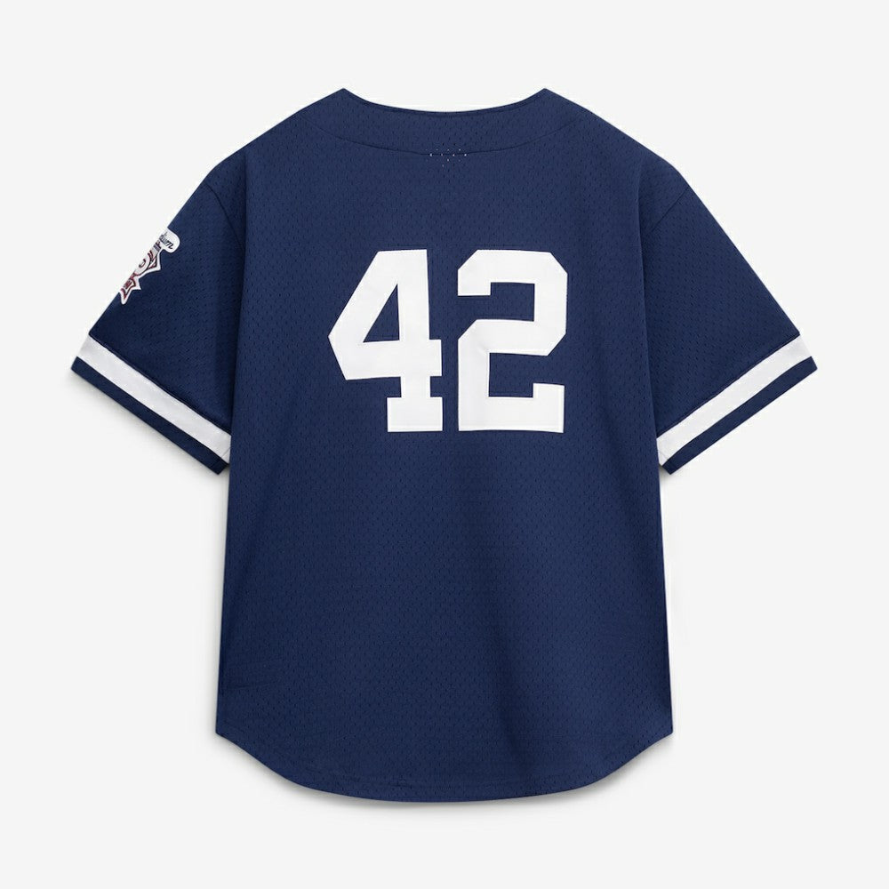 Mariano Rivera New York Yankees Mitchell & Ness Cooperstown Collection Mesh Batting Practice Button-Up Jersey - MLB
