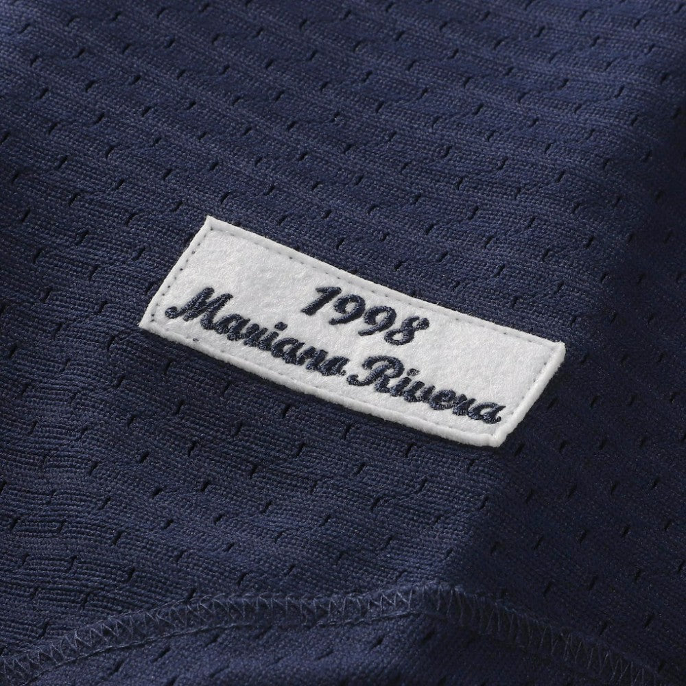 Mariano Rivera New York Yankees Mitchell & Ness Cooperstown Collection Mesh Batting Practice Button-Up Jersey - MLB