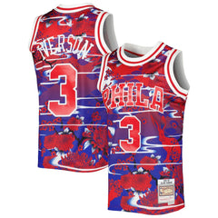 Allen Iverson Philadelphia 76ers 1996/97 Hardwood Classics Lunar New Year Swingman Jersey Red - NBA