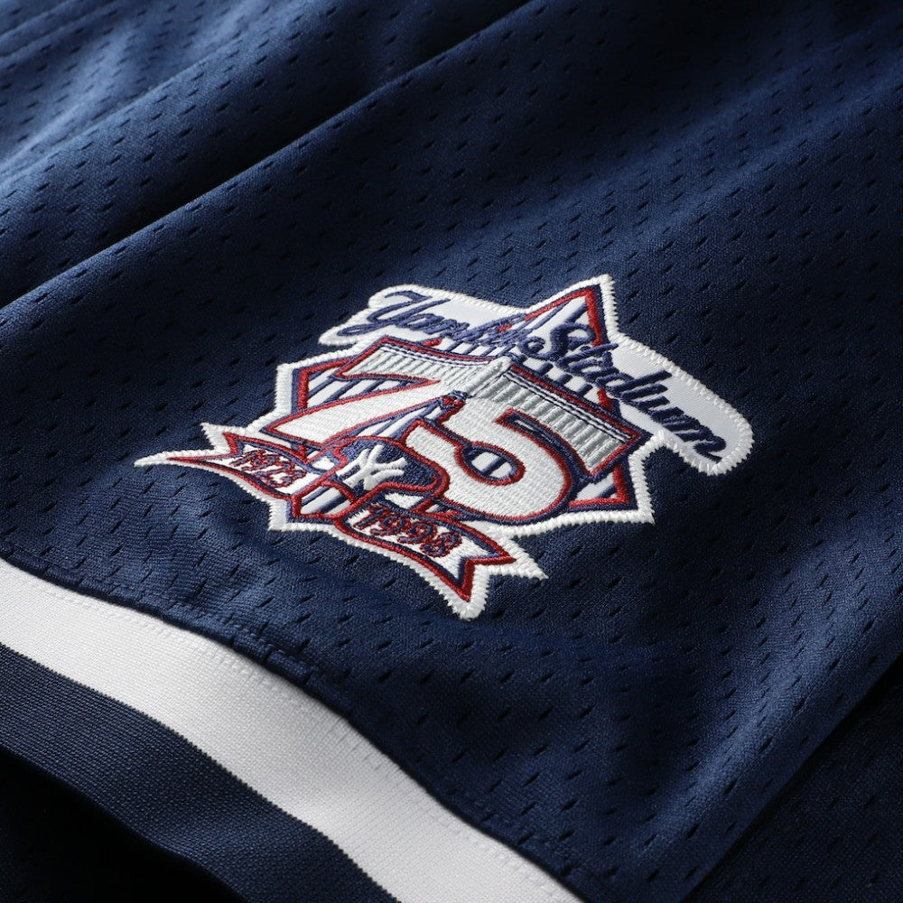 Derek Jeter New York Yankees Mitchell & Ness Cooperstown Collection Mesh Batting Practice Button-Up Jersey - MLB
