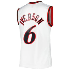 Allen Iverson Philadelphia 76ers 2002/03 Hardwood Classics Swingman Jersey White - NBA