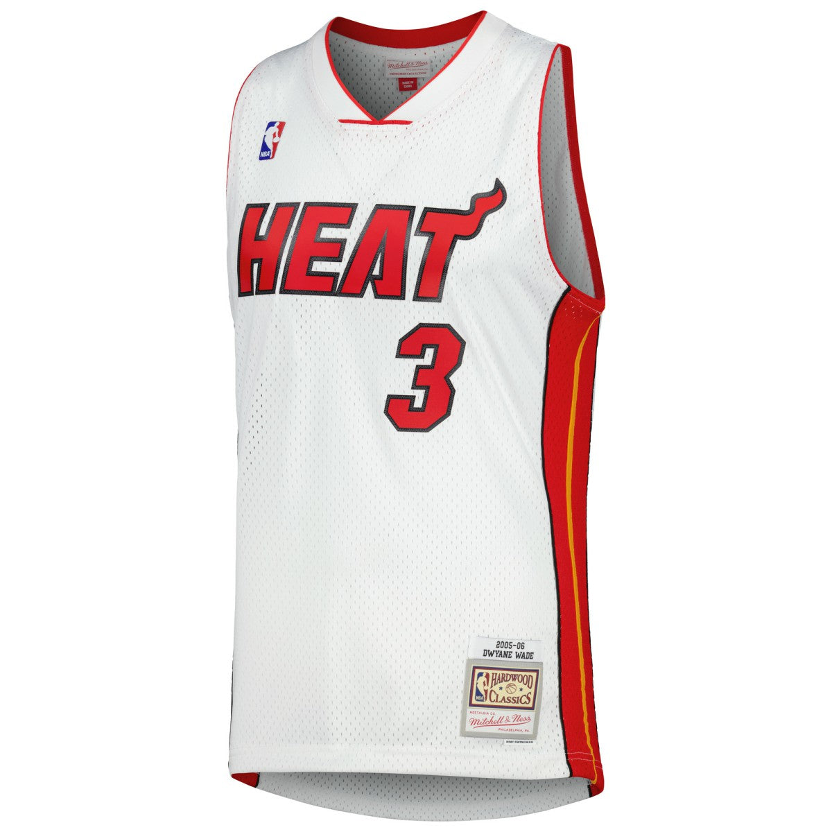Dwyane Wade Miami Heat 2005/06 Hardwood Classics Swingman Jersey White - NBA