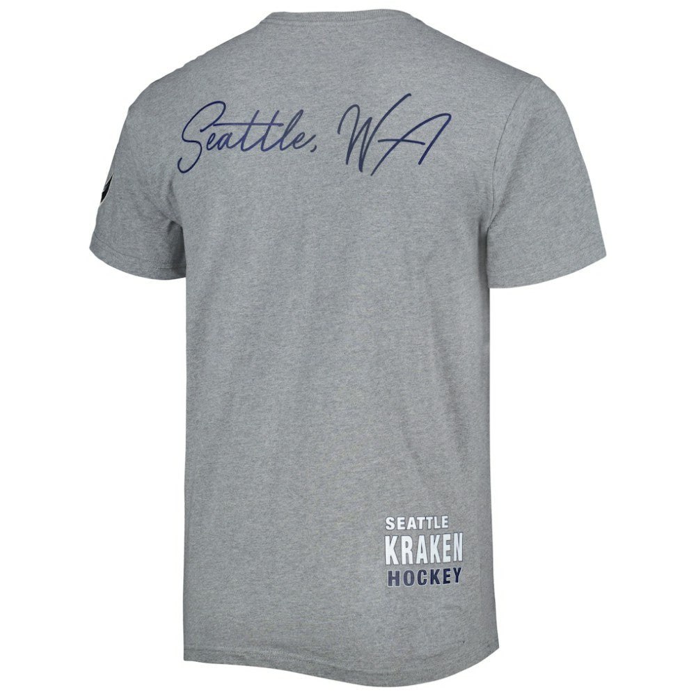 Seattle Kraken Mitchell & Ness City Collection T-Shirt - Heather Gray - NHL