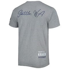Seattle Kraken Mitchell & Ness City Collection T-Shirt - Heather Gray - NHL